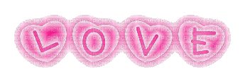 neon pink love Bb2 - Бесплатный анимированный гифка