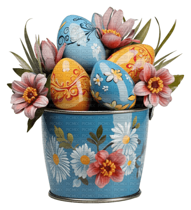 Easter.Pâques.Pascua.Deco.Victoriabea - Free PNG
