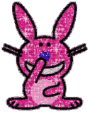 happy bunny - Gratis animeret GIF