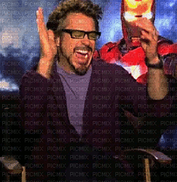 Robert Downey Jr By EstrellaPastor - Ingyenes animált GIF