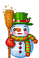 снеговик - 免费动画 GIF