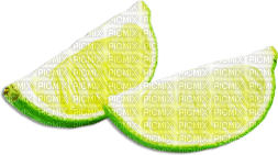 soave deco summer lime fruit citrus  green yellow - zdarma png