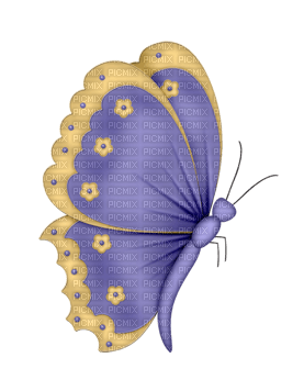 Kaz_Creations Purple Deco Scrap Colours Butterfly - 無料png