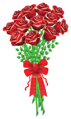 Kaz_Creations Valentine Deco Love Flowers - png gratuito