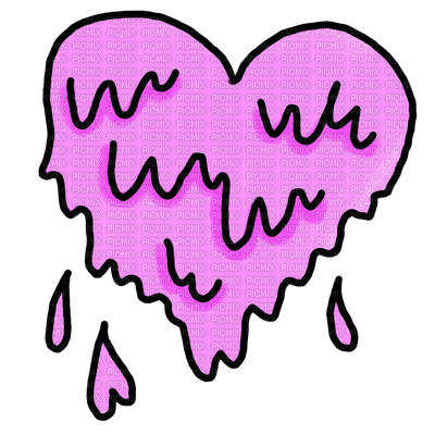 melting heart - 免费PNG
