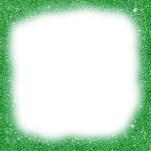 Green Glitter Frame - By KittyKatLuv65 - gratis png