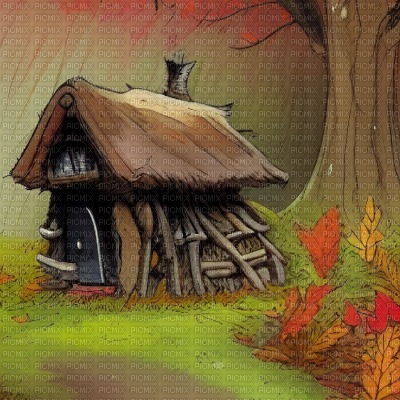 Autumn Witch Hut - PNG gratuit