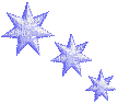 ani-stars-blue-blå - Безплатен анимиран GIF