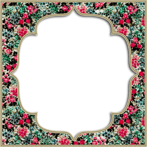 frame floral dolceluna - nemokama png