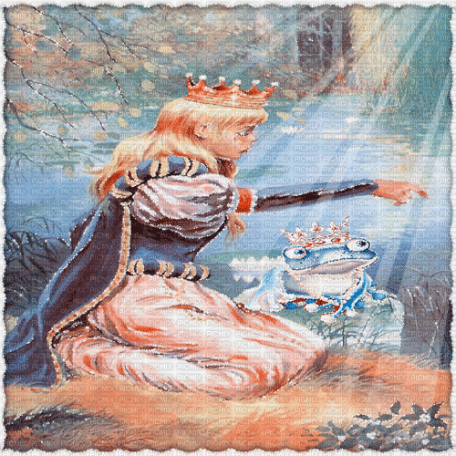 Die Prinzessin und der Frosch milla1959 - Безплатен анимиран GIF