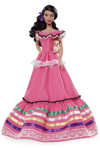 Barbie  Mexicana ❤️ elizamio - Free PNG