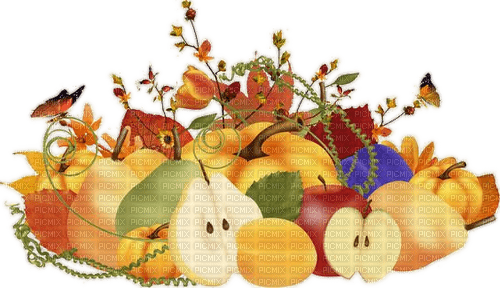 Herbst, Obst, Fall - png ฟรี