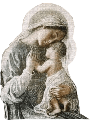 Maria mit Kind - darmowe png