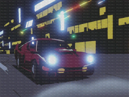 Background Car Drive - Animovaný GIF zadarmo