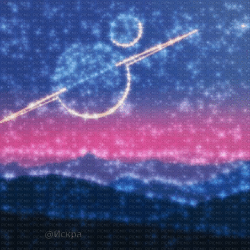 vaporwave space background - GIF animé gratuit