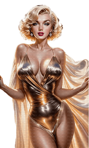 Marilyn Monroe - Rubicat - bezmaksas png