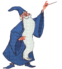 personnage merlin - Animovaný GIF zadarmo