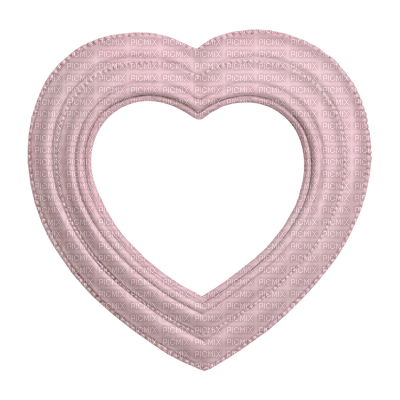Kaz_Creations  Pink Deco Scrap Colours Heart Love Frames Frame - PNG gratuit