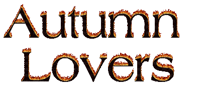 Kaz_Creations Animated Text Autumn Lovers - Nemokamas animacinis gif