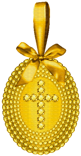 Animated.Egg.Yellow.Gold - KittyKatLuv65 - Bezmaksas animēts GIF