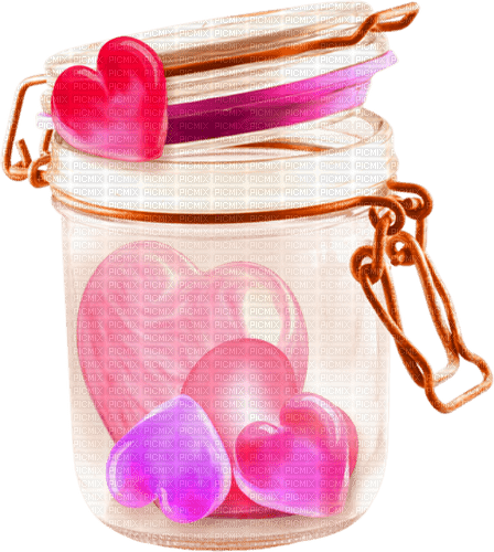 Jar.Hearts.Pink.Purple - ücretsiz png