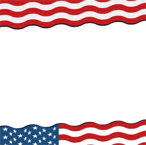 Independence Day USA Frame  - Bogusia - zadarmo png