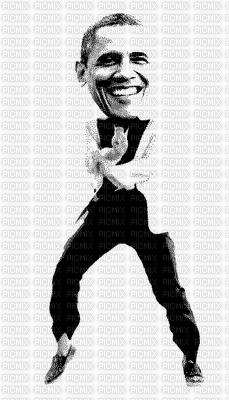 dancing obama - Zdarma animovaný GIF