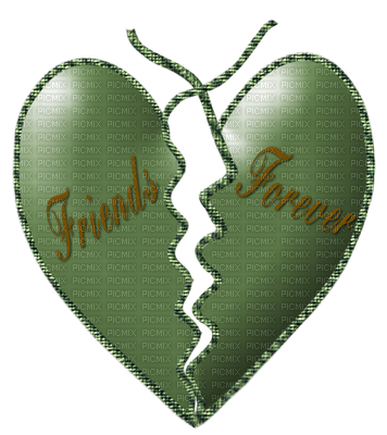 Kaz_Creations St.Patricks Day Deco Heart Love Text Friends Forever - PNG gratuit