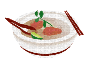 asia soup soupe bowl plat asie zen japan china eat kitchen gif anime animated animation tube - Free animated GIF