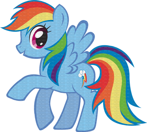 little pony rainbow - бесплатно png