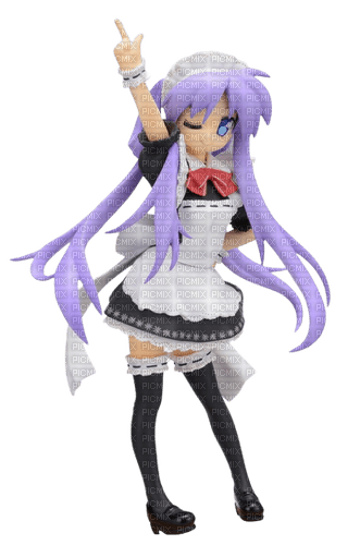 Lucky Star Kagami Figure maid ver. - PNG gratuit
