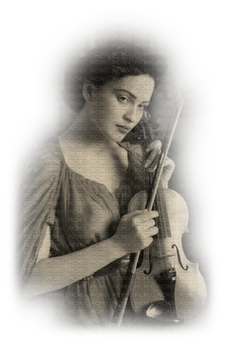 Femme et violon - ilmainen png