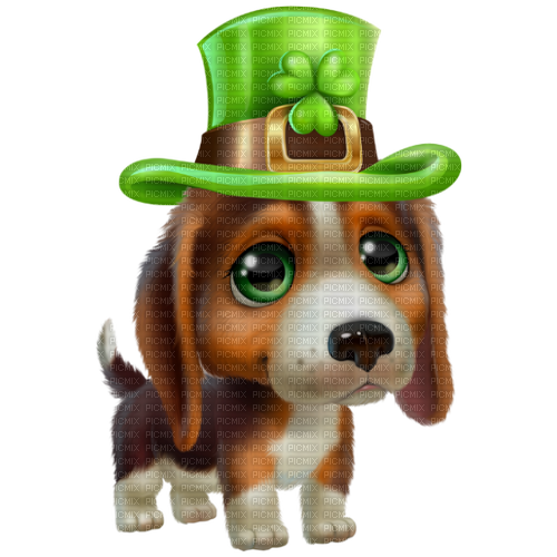 Chien St-Patrick:) - Free PNG