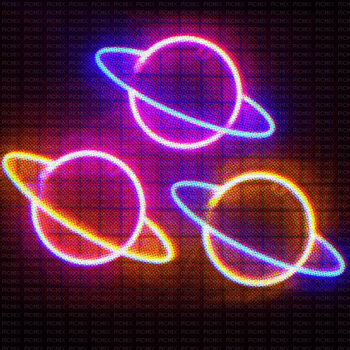 Neon Sign Aesthetic Background Halftone - PNG gratuit