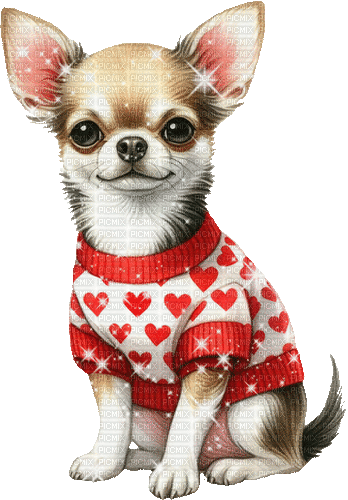 ♥❀❀❀❀ sm3 dog vday love gif red - Animovaný GIF zadarmo