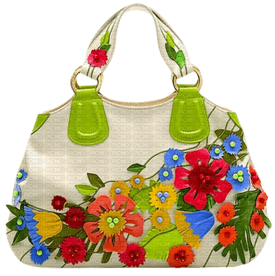 Kaz_Creations Deco Flowers Flower Colours Bag - png gratuito