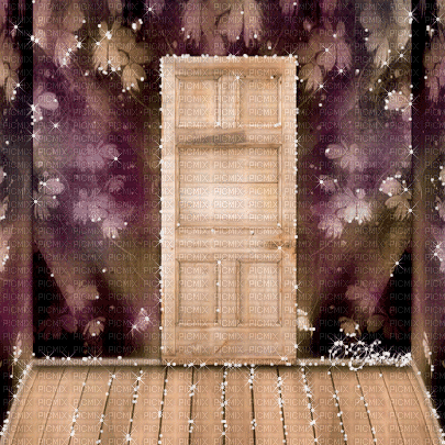 soave background animated vintage room door floor - Gratis animerad GIF