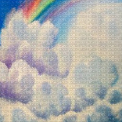 Cloudy Rainbow - Free PNG