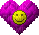 smiley heart - 無料のアニメーション GIF