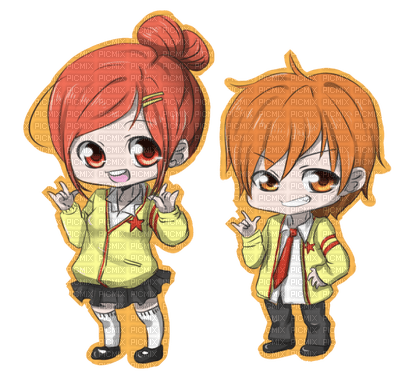 lovely complex anime chibi - gratis png