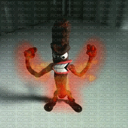 Peperami animal screaming flames - Бесплатни анимирани ГИФ