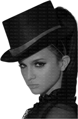 Kaz_Creations Woman Femme With Hat - kostenlos png