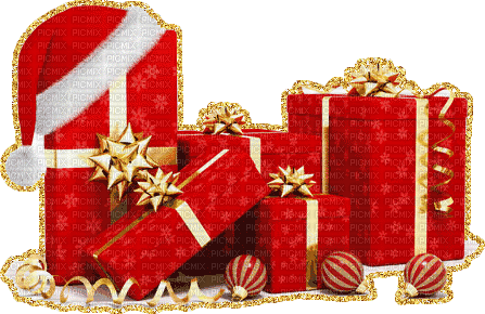 MMarcia gif caixa box presente natal noel - Gratis animerad GIF