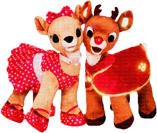 christmas deer  by nataliplus - Nemokamas animacinis gif