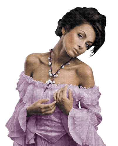 Woman Lilac Violet  - Bogusia - PNG gratuit
