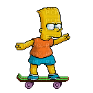 Bart - GIF animado grátis