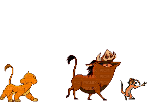 Roi Lion - Бесплатный анимированный гифка