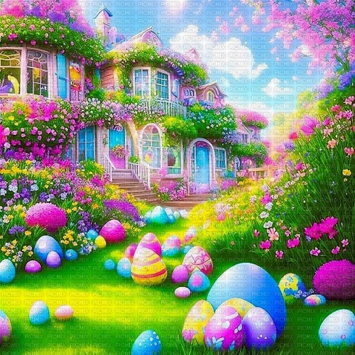 Background - Easter - Spring - безплатен png