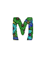 Kaz_Creations Alphabets Letter M - GIF animado gratis