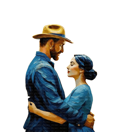 loly33  couple vintage - darmowe png
